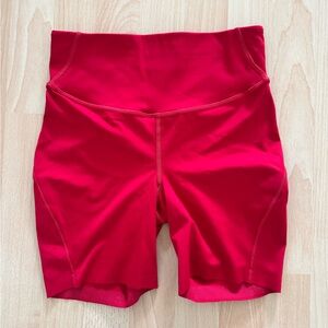 lululemon athletica Red Bike Shorts